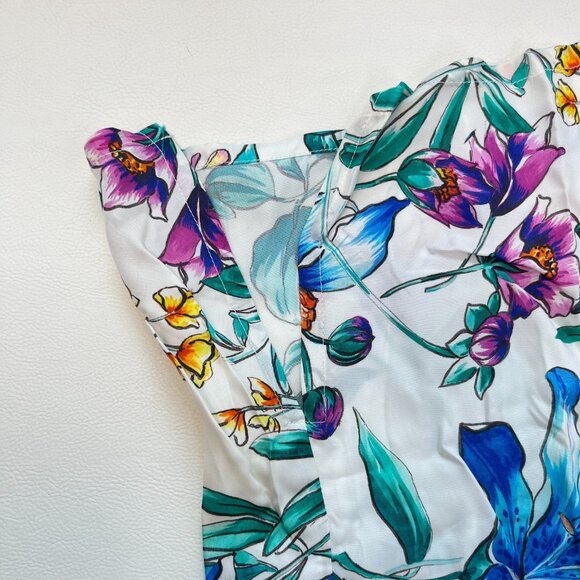 NWOT Johnny Was Floral Long Sleeves Embroidered Button-Down Shirt Dress Size S - Picture 12 of 16